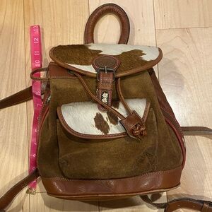 Michel Jordi Cowhide Leather Bag